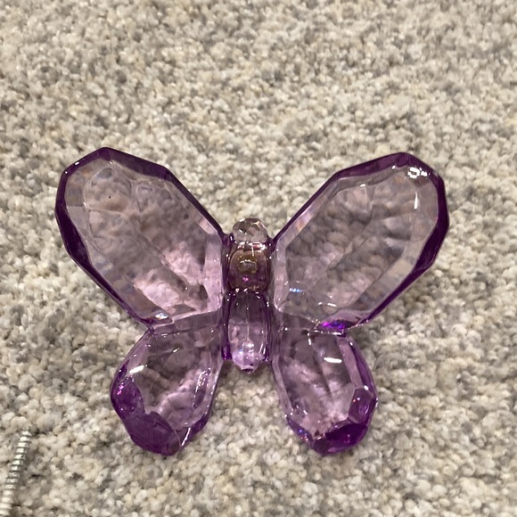 Pottery Barn Kids Butterfly Tiebacks  & End Caps for Curtains & Rod - Picture 4 of 4